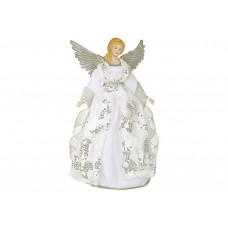 Новорічна фігура Янгол 44см, колір - білий