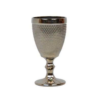 Бокал стекло Orleans серебро VB869